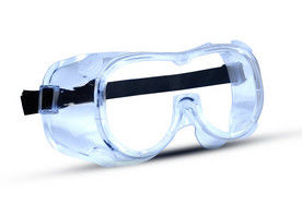 PVC Anti Fog Splash Proof Glasses Eye Protective Goggles ROHS Certificates